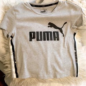 Women's PUMA Cropped Graphic Tee